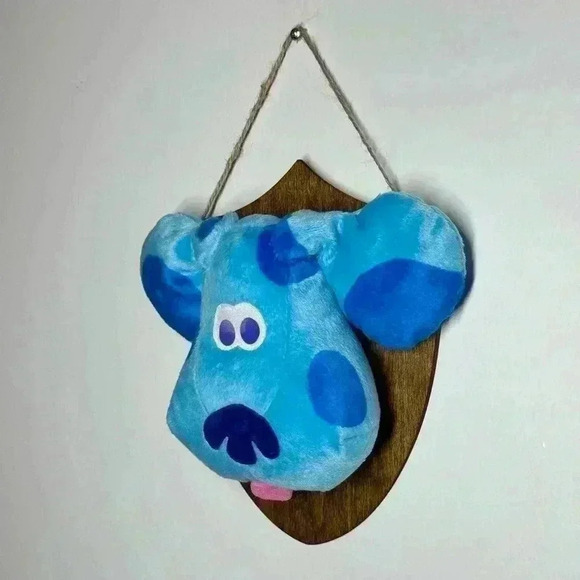 Blues Clues Custom Trophy Head Mount Plush Stuffed Animal Wall Decor 90s Y2K - Picture 3 of 6